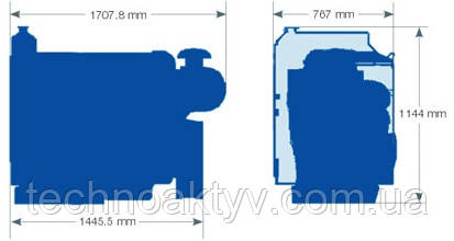 Дизельный двигатель Perkins 1106C-E66TAG3 (143.5 кВт)