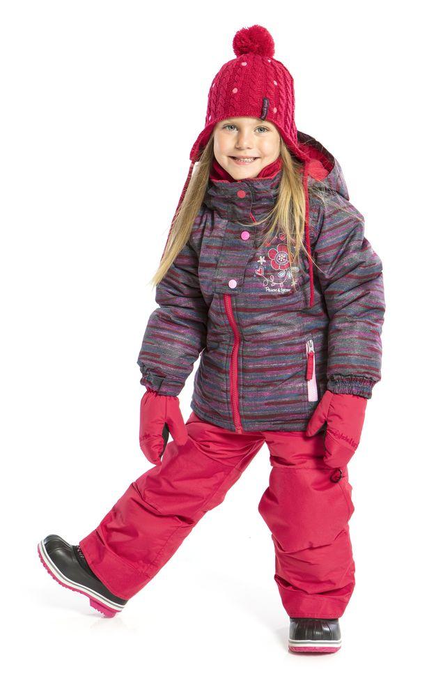 Зимовий термокостюм для дівчинки 4,8 років р. 104,128-134 ТМ Peluche&Tartine Scarlet F17 M 68 EF