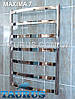 Популярна сушарка для рушників Maxima 7/750x500 з н/ж сталі в Україні, з плоскими перекладинами 30х10. TAURUS, фото 3