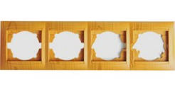 Рамка четверна Сакура Ольха LMR1413
