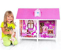 Ляльковий будиночок дві кімнати,бель + лялька 66882