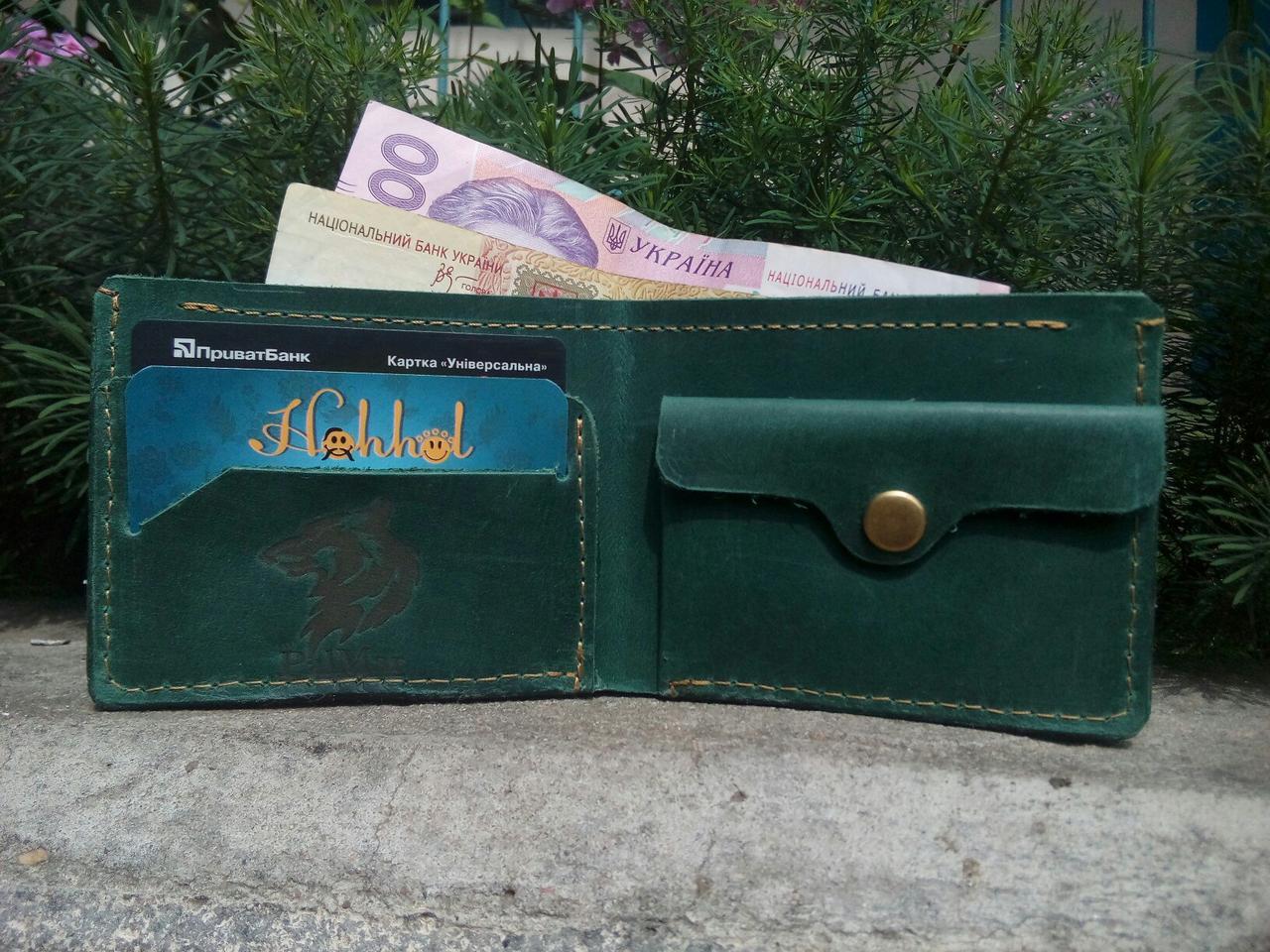 Гаманець гаманець Weal2, шкіряний гаманець натуральна шкіра, ручна робота