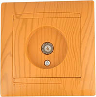 TV-розетка телевізійна Сакура Вільха LMR1424