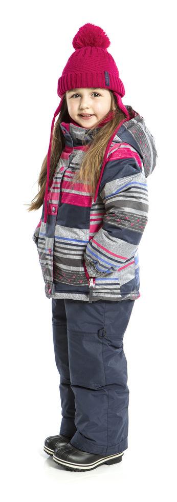 Зимовий термокостюм для дівчинки 3-4,8 років р. 98-104,128-134 ТМ Peluche&Tartine Raspberry F17 M 72 EF