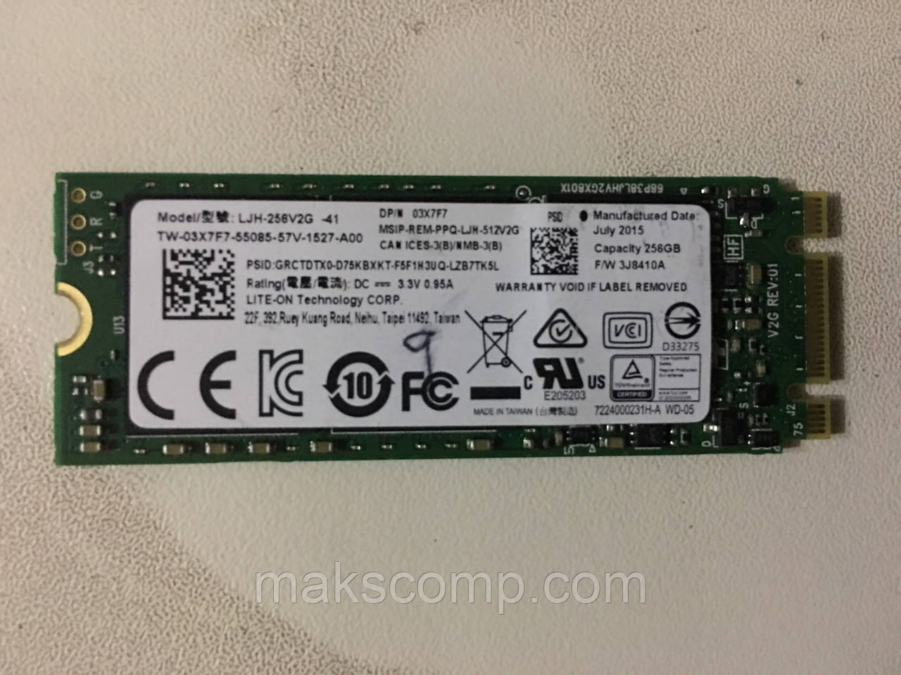 SSD Lite-on LJH-256V2G 2260 256GB m.2 SATAIII