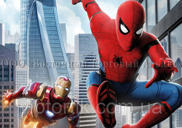 Друк їстівного фото — А4 — Вафельний папір — Людина-павук No62, фото 1