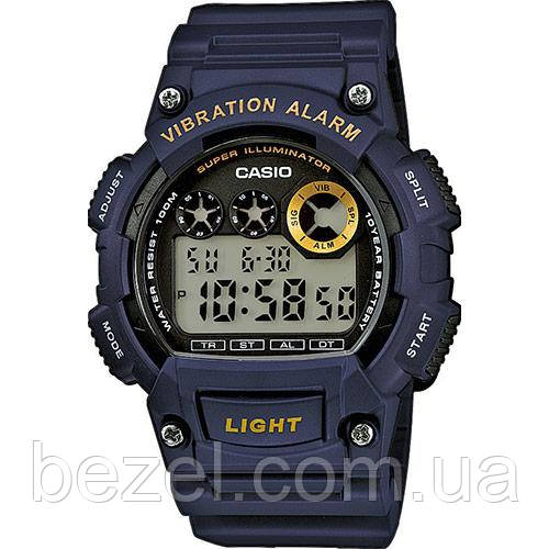 Чоловічий годинник Casio W-735H-2AVEF Vibration Alarm Касіо японські кварцові