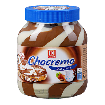 Шоколадно молочна паста Chocremo Duo Cream 750 г