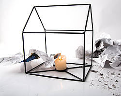 Підсвічник Будиночок (дротовий великий)