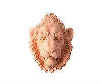 Настенный декор Голова Льва (оранжевый)