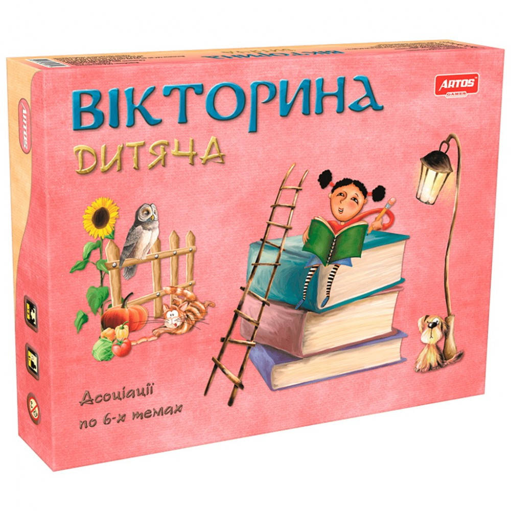 

Игра настольная развивающая Викторина детская ARTOS Games (0802)