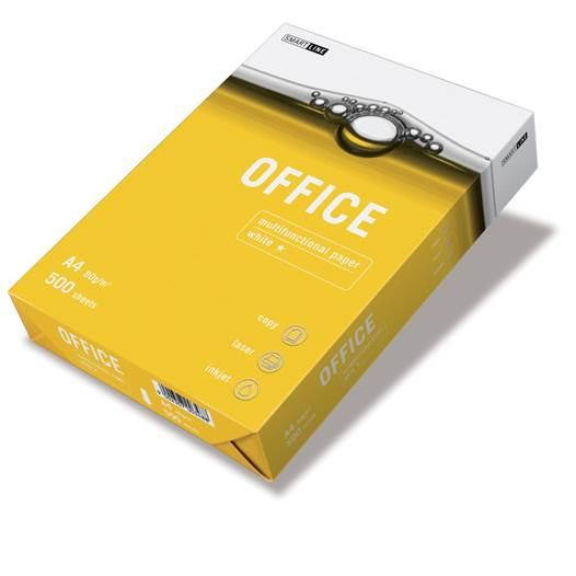 

Бумага офисная А4, 80г/м2 500 листов Smart Line Offise, Белый