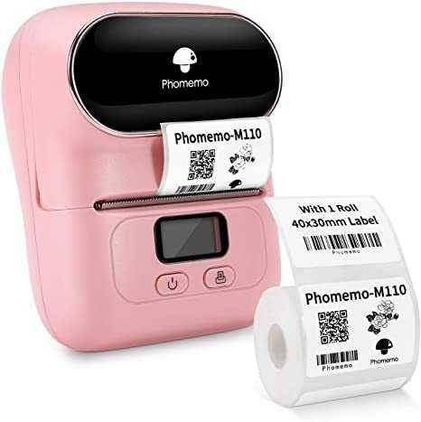 

Phomemo M110 Bluetooth мини термопринтер для наклеек стикеров этикеток