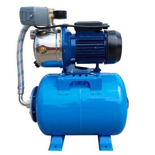 

Насосная станция 1.1кВт Hmax 48м Qmax 60л/мин (самовсасывающий насос нерж) 24л Украина