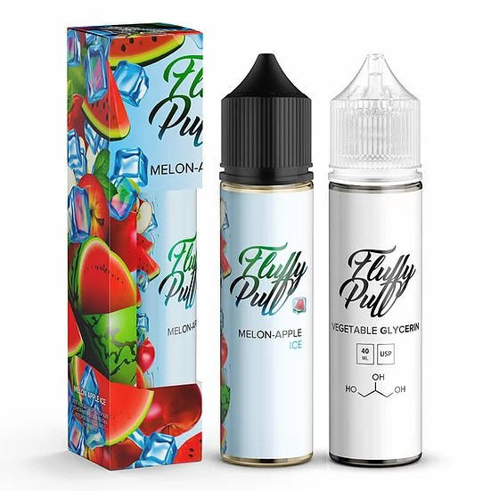 

Набор для самозамеса жидкости Fluffy Puff Melon Apple Ice 60 мл.