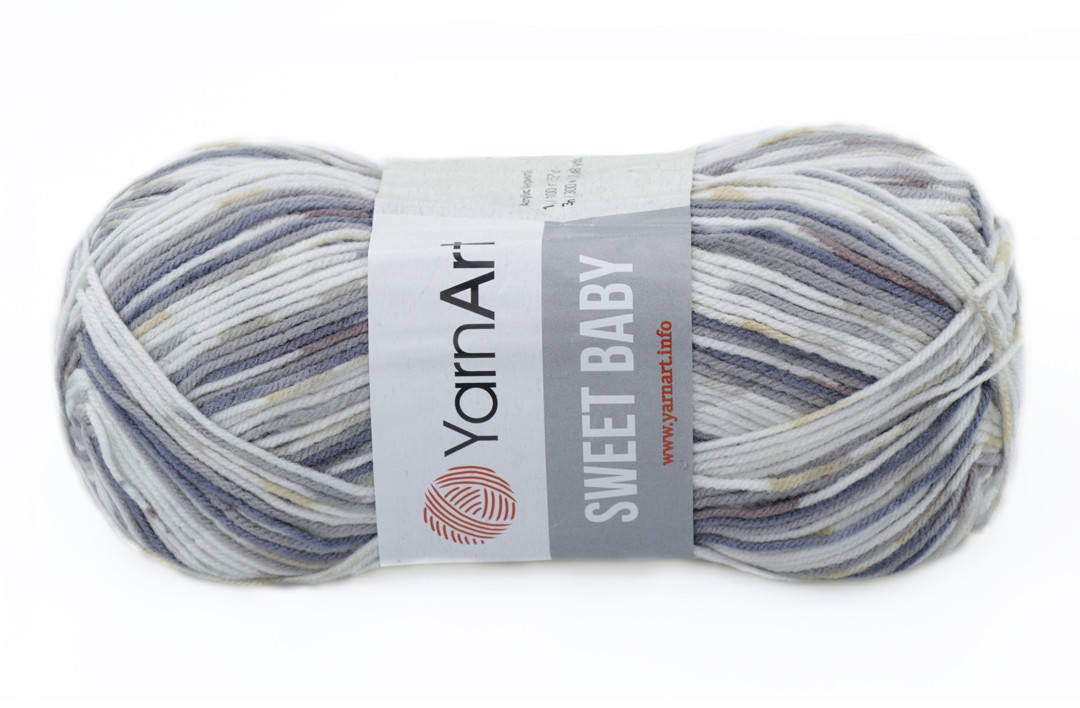 

YarnArt Sweet Baby, №906, Секционное крашение