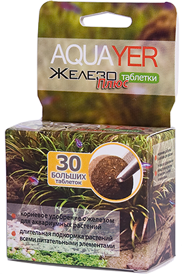 

AQUAYER Таблетки Железо плюс, 30 шт. (большие - 1.00 г)