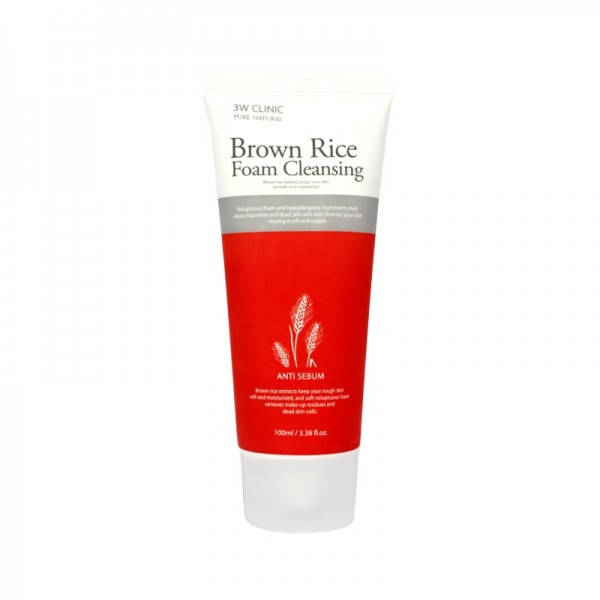 

Пенка для умывания с коричневым рисом 3 W CLINIC Brown Rice Foam Cleansing