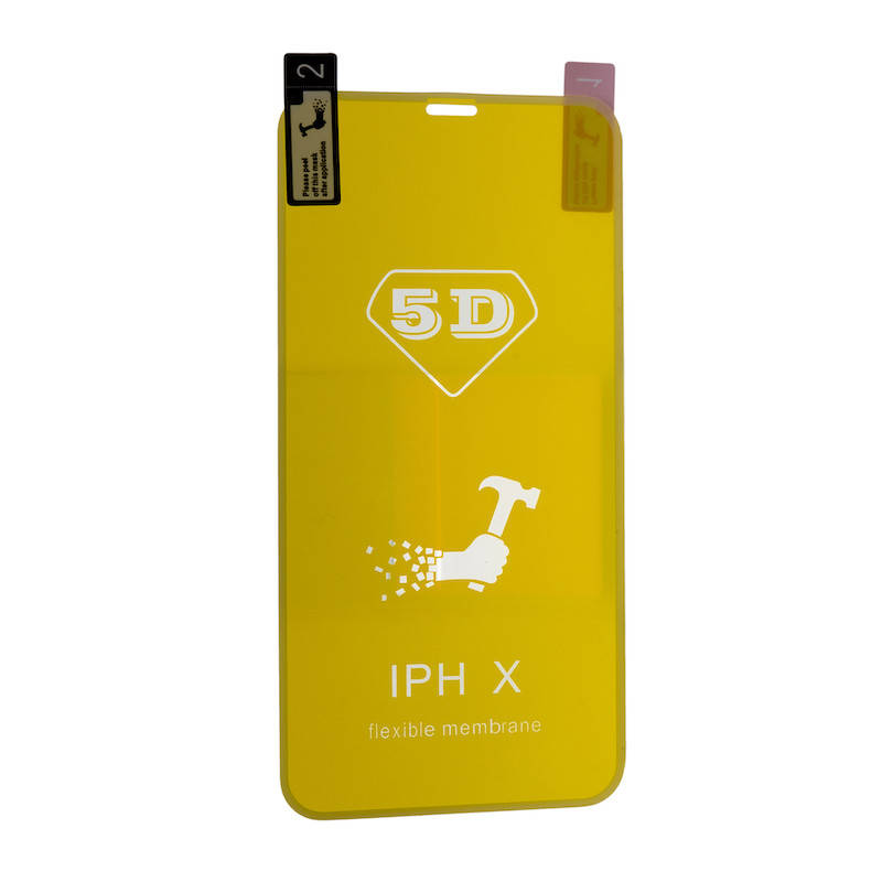 

Защитная пленка 5D для Apple iPhone X / XS / 11 Pro (white), Белый