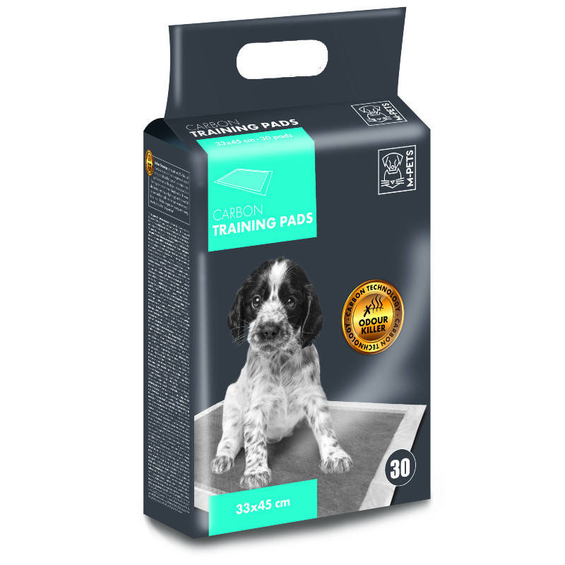 

M-Pets Carbon Training Pads 33х45 см / 30 шт. - Одноразовые пеленки с бамбуковым углем для собак