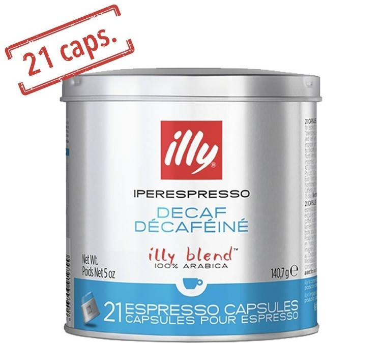 

Кофе в капсулах illy IperEspresso Decaffeinated 21 шт. Италия (без кофеина)