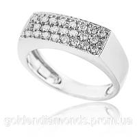 Женское кольцо из белого золота с бриллиантами С10Л3№14