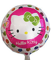 Кулька повітряна фольгована в стилі "Кетті" діаметр 45 см.