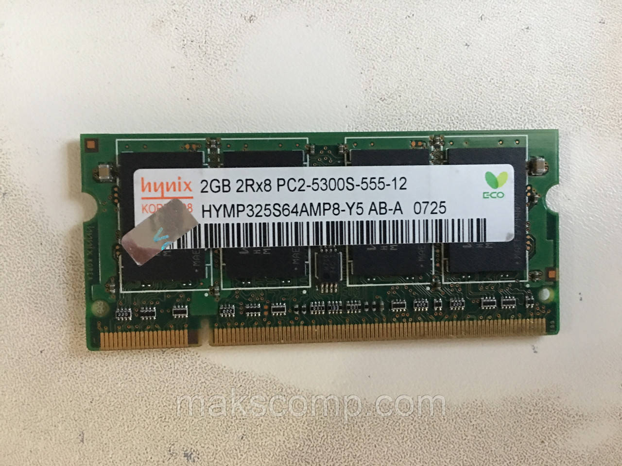 Пам'ять So-dimm Hynix 2Gb PC2-5300S DDR2-667 (HYMP325S64AMP8-Y5)