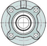 Корпусних підшипник UCFC