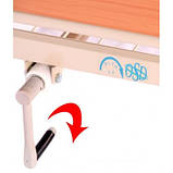 Ліжко функціональне  механічне 3х-секційне на колесах, фото 2