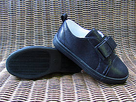 Дитячі мокасини сліпони туфли чорні для дівчат  Infiniti shoes Польща №ABO-19