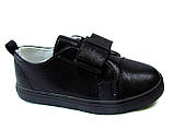 Дитячі мокасини сліпони туфли чорні для дівчат Infiniti shoes Польща №ABO-19, фото 2