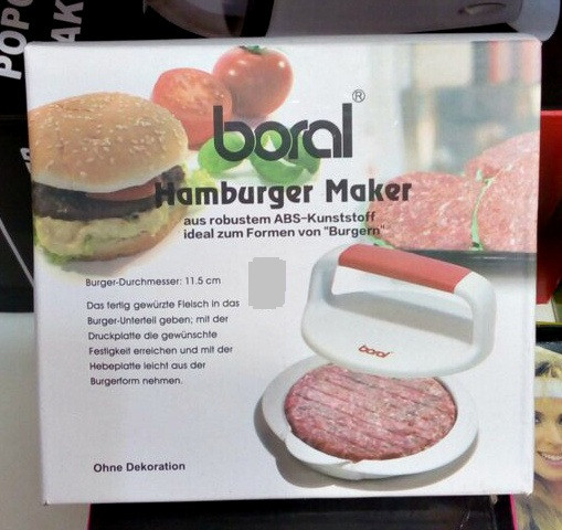 Пресс для изготовления гамбургеров Boral Hamburger maker - фото 2 - id-p573065689