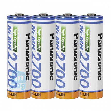 Акумулятор AA Panasonic 2700 mAh (BK-3HGAE), Японія., фото 2