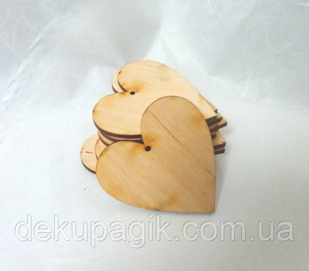 Підвіска декоративна Серце 5см (арт231), фото 1