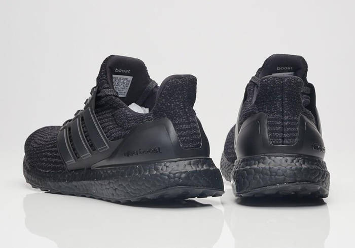 Кроссовки мужские Adidas Ultra Boost 3.0 Triple Black (в стиле адидас ...