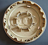 Ковпачки заглушки на литі диски в диски AUDI АУДІ (148/58/16) "тарілка" 4B0 601 165A сірі, фото 2
