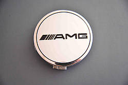 Ковпачки заглушки на литі диски в диски Mercedes Мерседес AMG (75/70/16) 610C6010K74 срібло