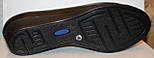 Туфлі на танкетці великого розміру шкіряні від виробника модель ВБ2380, фото 6
