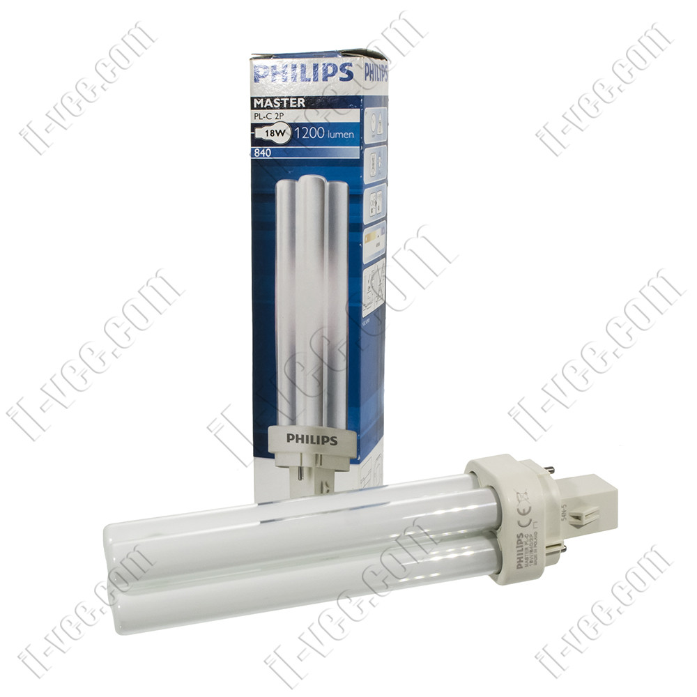 Люмінесцентна лампа MASTER PL-C 2P 18W/1200 lumen 840 G24d-2 4000K