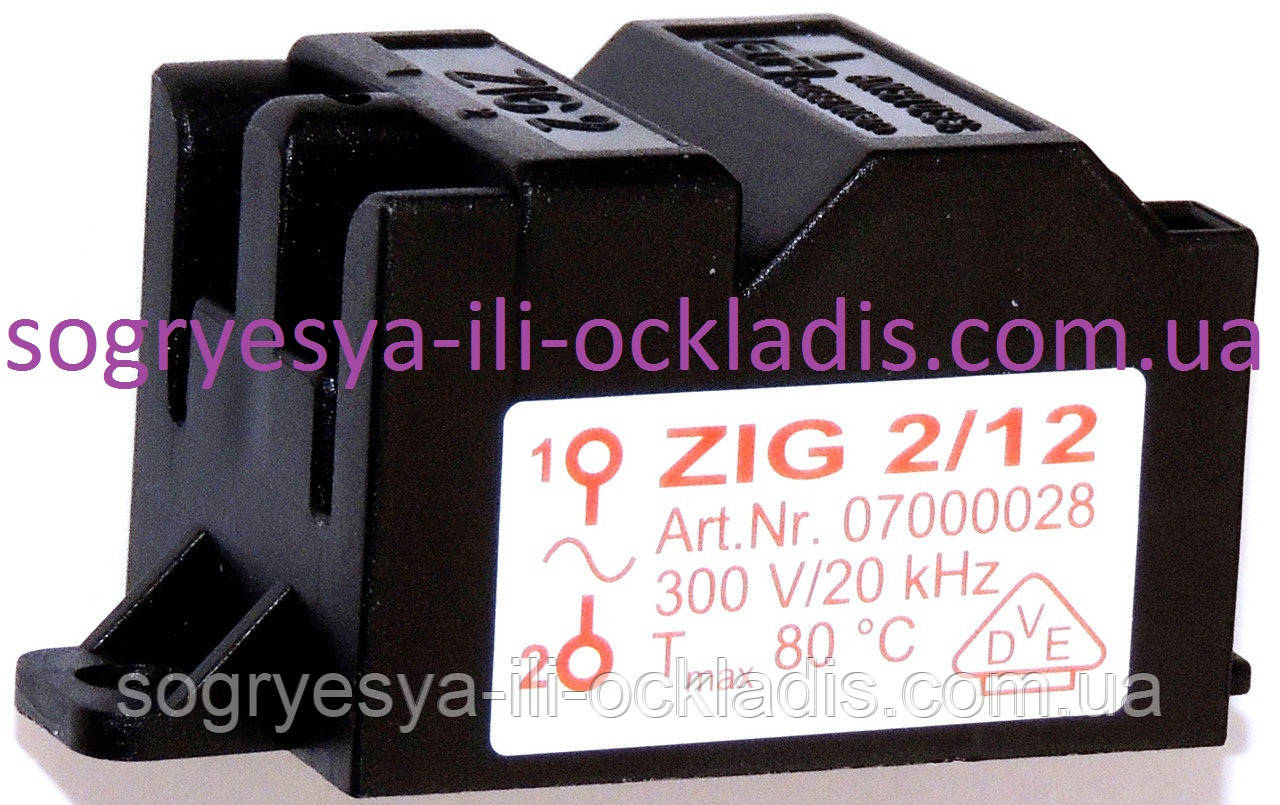 Трансформатор розпалювання (ф.у, EU) котлів газових Protherm, Saunier Duval, арт. 0020034711, к.з. 0236, фото 1