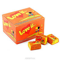 Жевательная резинка Love is со вкусом апельсина и ананаса , 4,2 гр х 100 шт