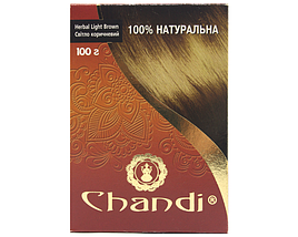 Лечебная аюрведическая краска для волос Chandi, светло-коричневый, 100 г