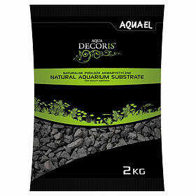 Aquael Aqua Decoris BASALT GRAVEL натуральний базальтовий гравій 2-4 мм, 2 кг