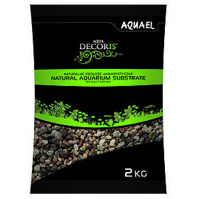 Aquael Aqua Decoris MULTICOLORED GRAVEL натуральний багатобарвний гравій 3-5 мм, 10 кг