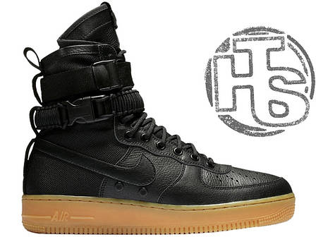 Чоловічі кросівки Nike Special Air Force Field 1 Black 859202-009, фото 2