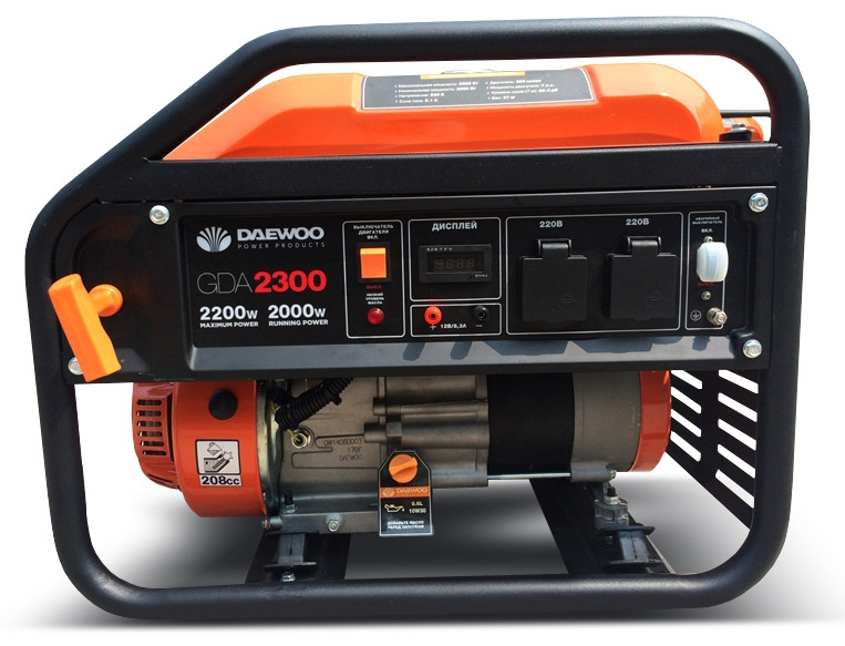 Генератор бензиновий Daewoo GDA 2300 (2,2 кВт)