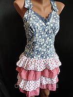 Літній сарафан з оборками.