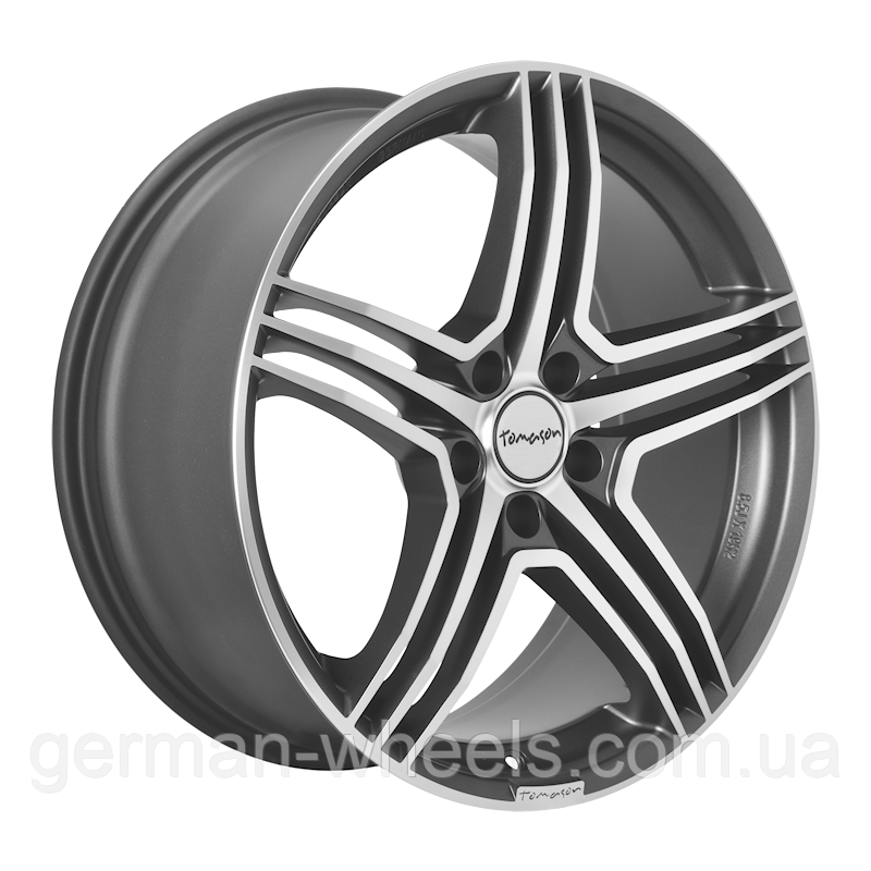 Диски від Tomason ( Томасон) модель TN5 колір Gunmetal polished параметри 8,5J x 18" PCD 5 x 120 ET 35