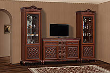 Меблі для вітальні  в класичному стилі Ліворно Світ меблів, колір темний прованс, фото 3